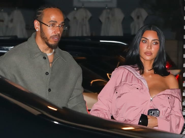 Kim Kardashian, Lewis Hamilton Share Romantic Nobu Dinner Date in Malibu