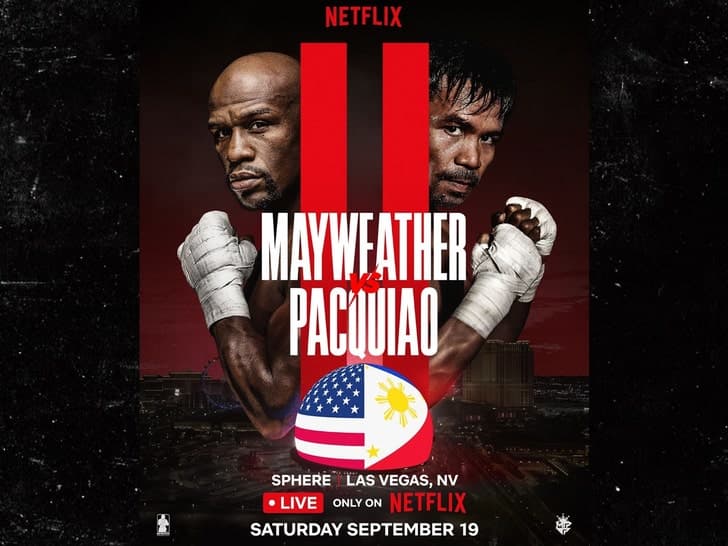 Netflix to stream Pacquiao-Mayweather rematch at The Sphere on Sept. 19