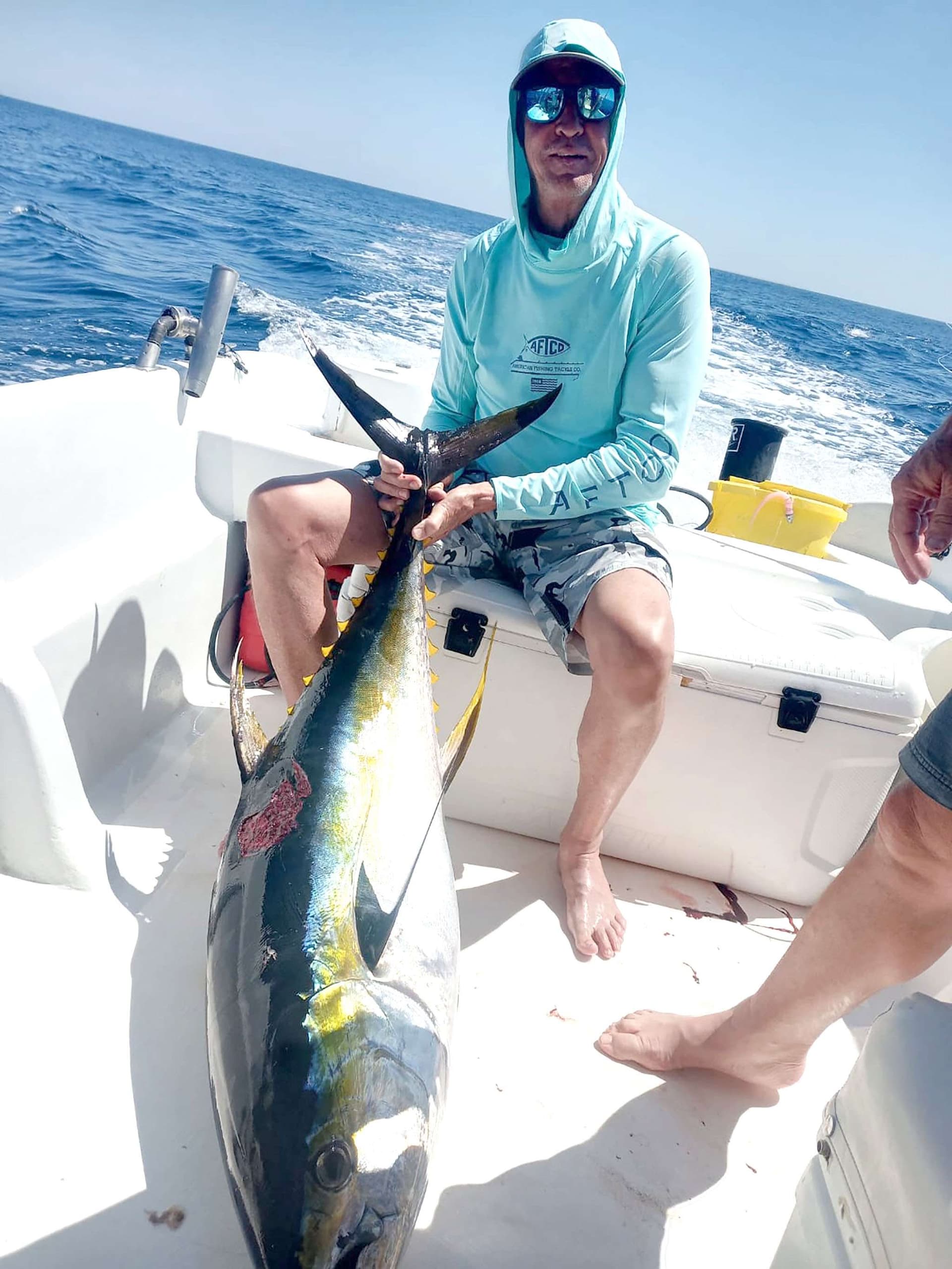 Captain Antonio on Explorer Delivers 100+ lb Yellowfin and Active Inshore Bite