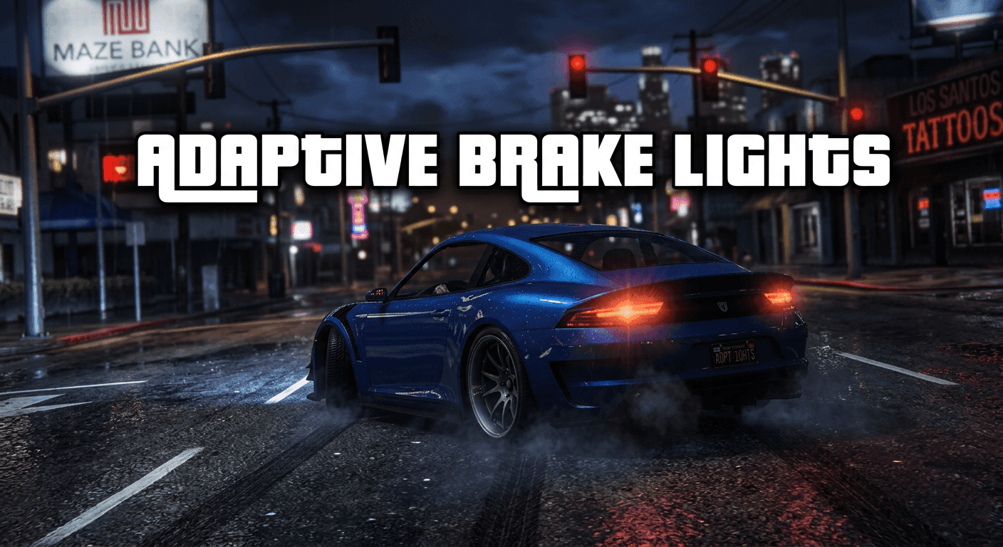 GTA V mod adds realistic brake lights for harder stops