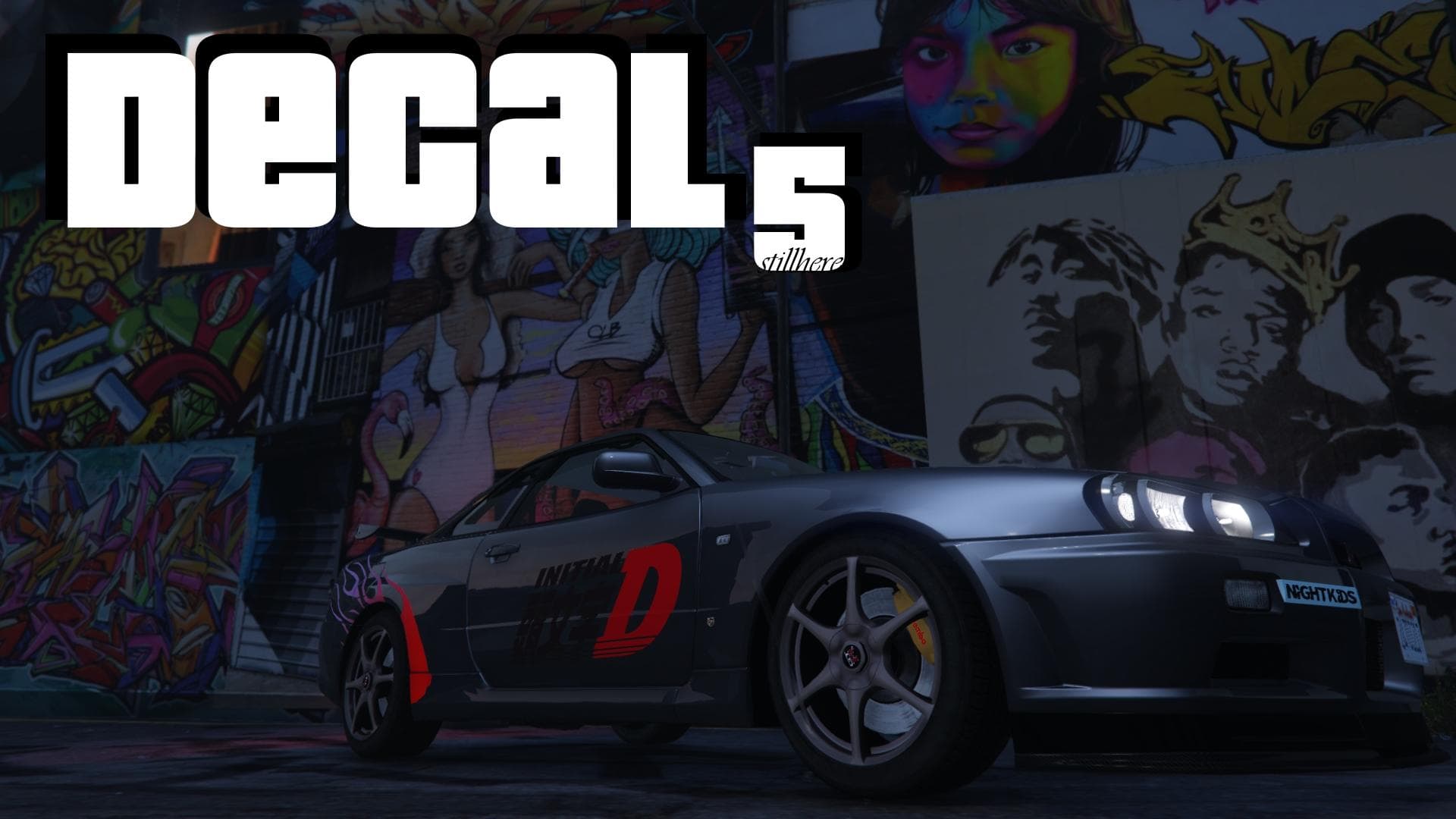 DECAL5 adds persistent graffiti and vehicle vinyl tools to GTA V Enhanced