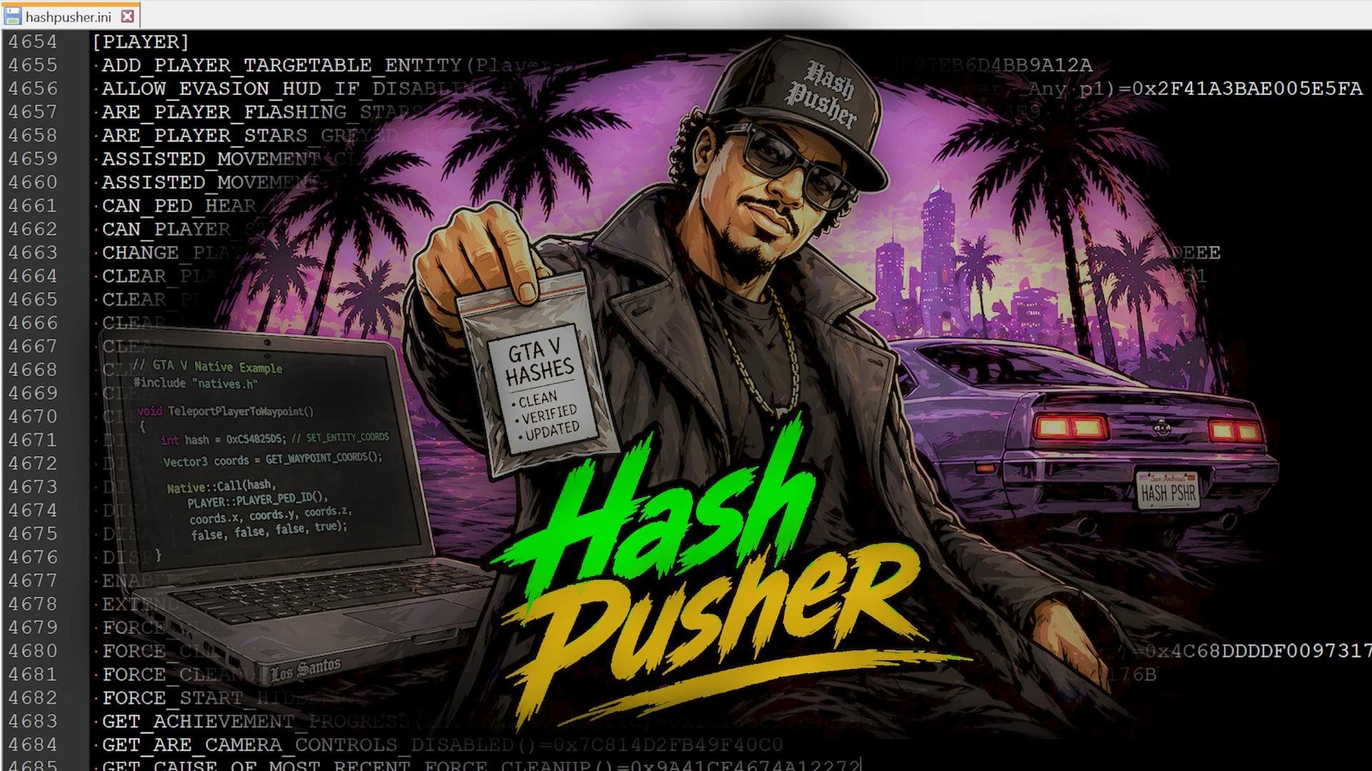 Hash Pusher speeds GTA V mod testing with real-time native hash pushing