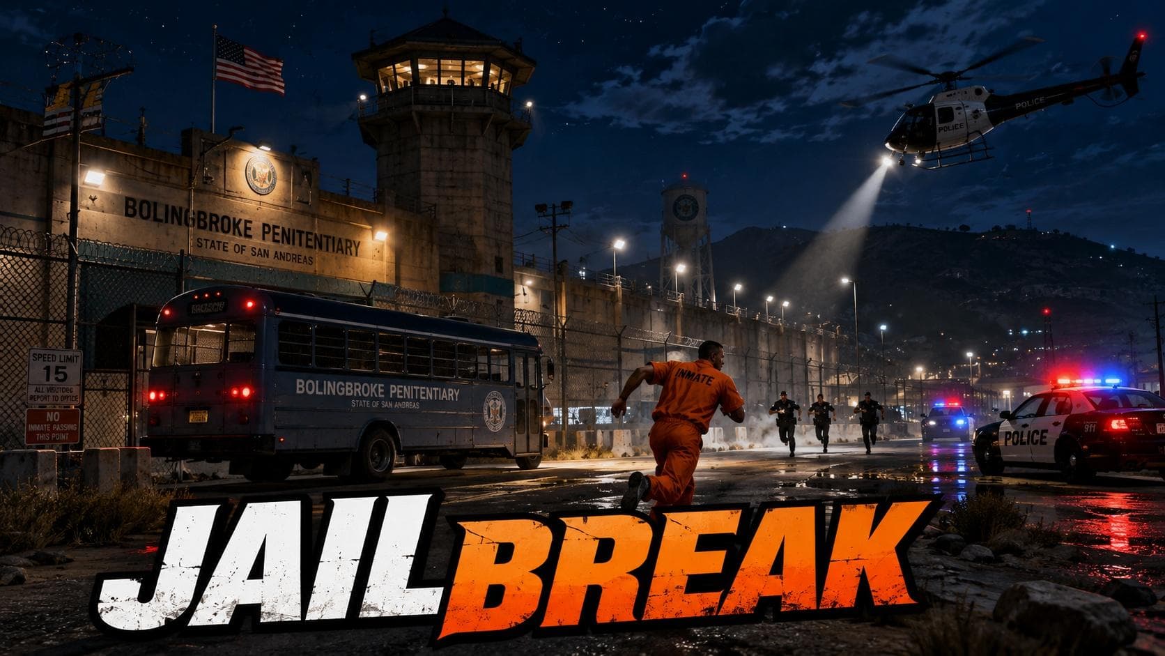 Jailbreak mod adds prison sentences to GTA V wanted levels