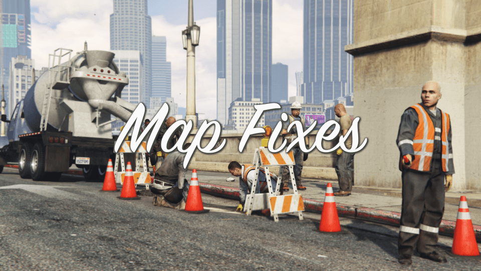 GTA V Map Fixes v21.0 repairs hundreds of collisions and textures