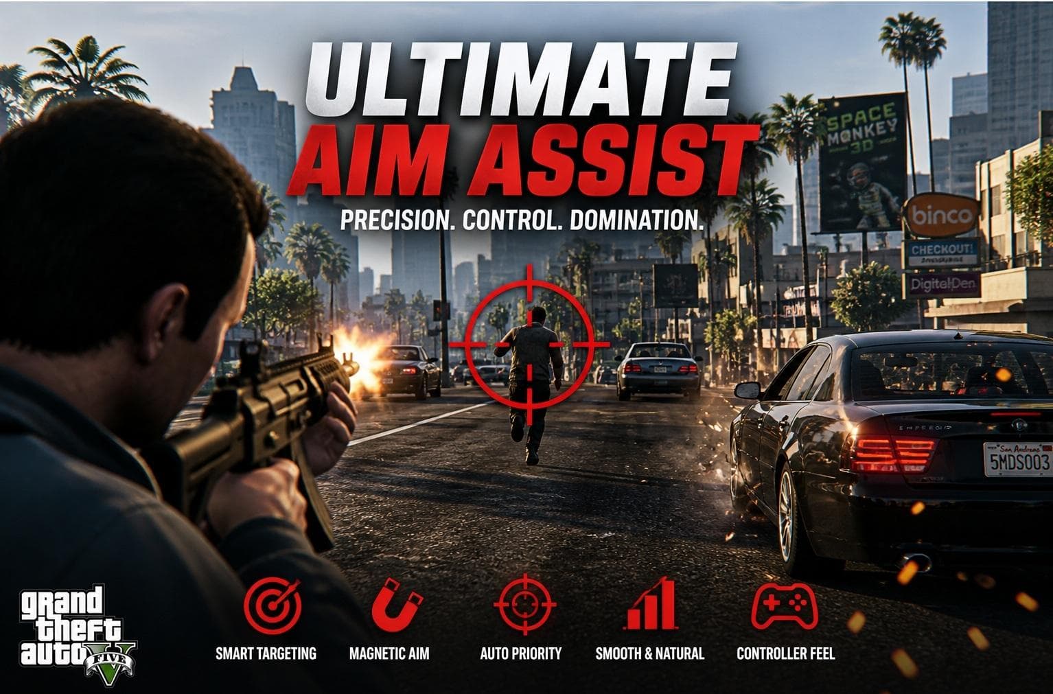New GTA V mod brings San Andreas-style aim assist to combat