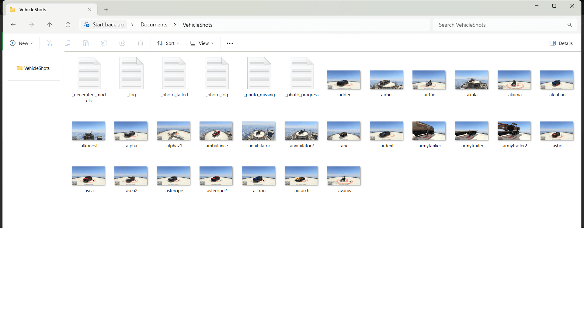 Vehicle Thumbnail Generator automates GTA V screenshots for modders and creators