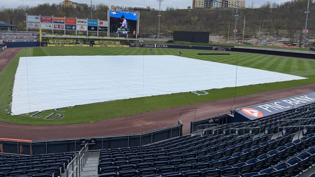 RailRiders and Bisons Split Rain-Shortened Doubleheader in Moosic