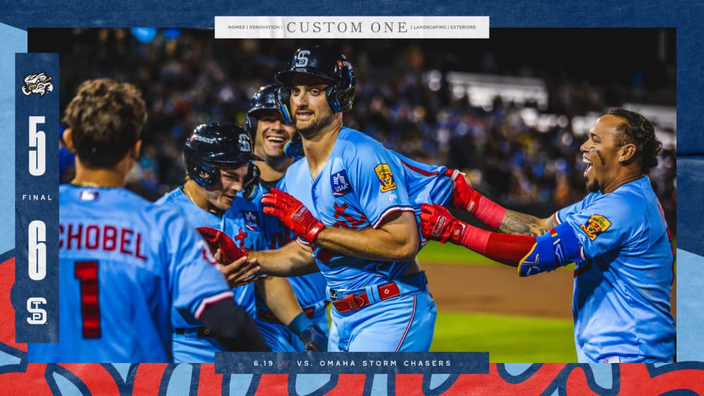 Wallner's walk-off single lifts Saints past Storm Chasers, 6-5