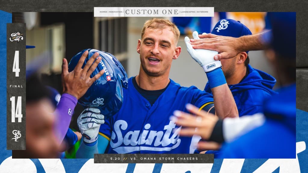 St. Paul powers past Omaha, 14-4, ending Storm Chasers' streak