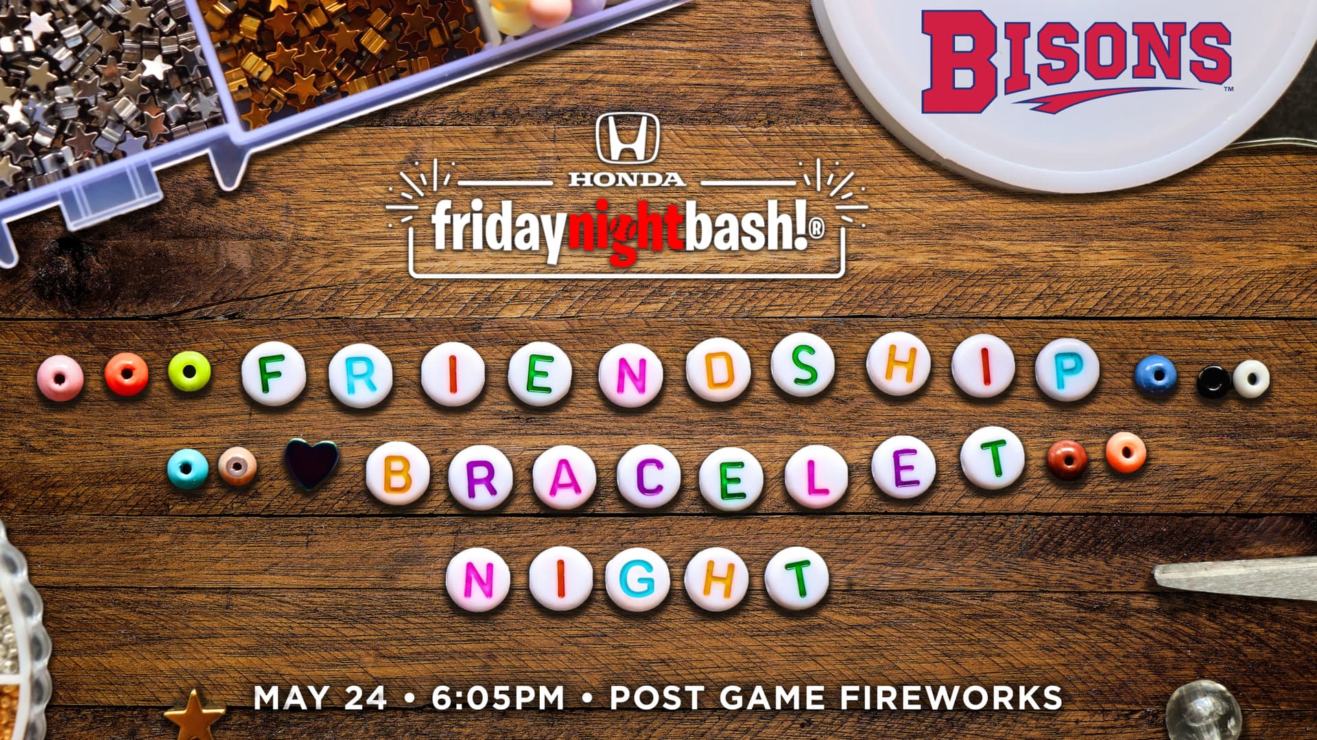 Bisons Announce 11 Honda fridaynightbash! Dates, $15 Tickets Through Feb. 15