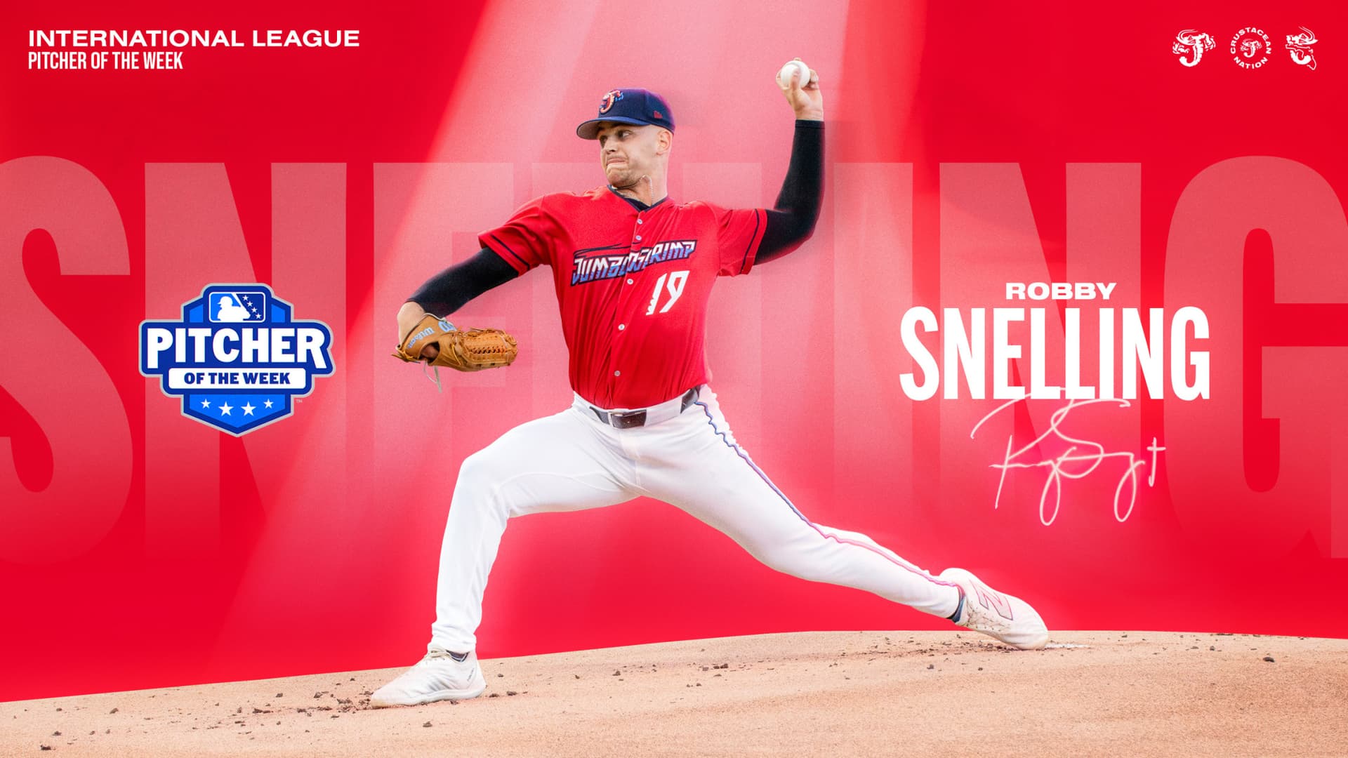 Robby Snelling named International League Pitcher of the Week after no-hit gem
