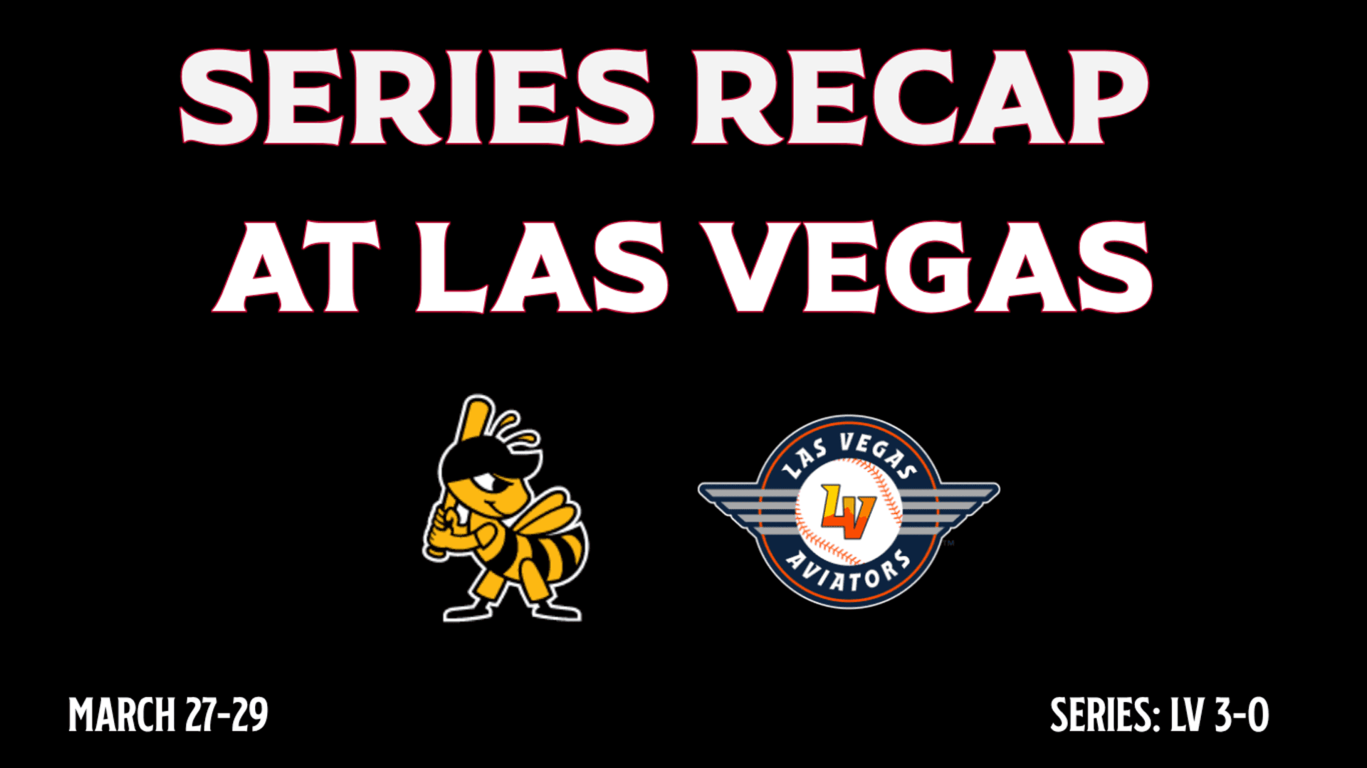 Aviators rally to split series, hand Bees third straight loss