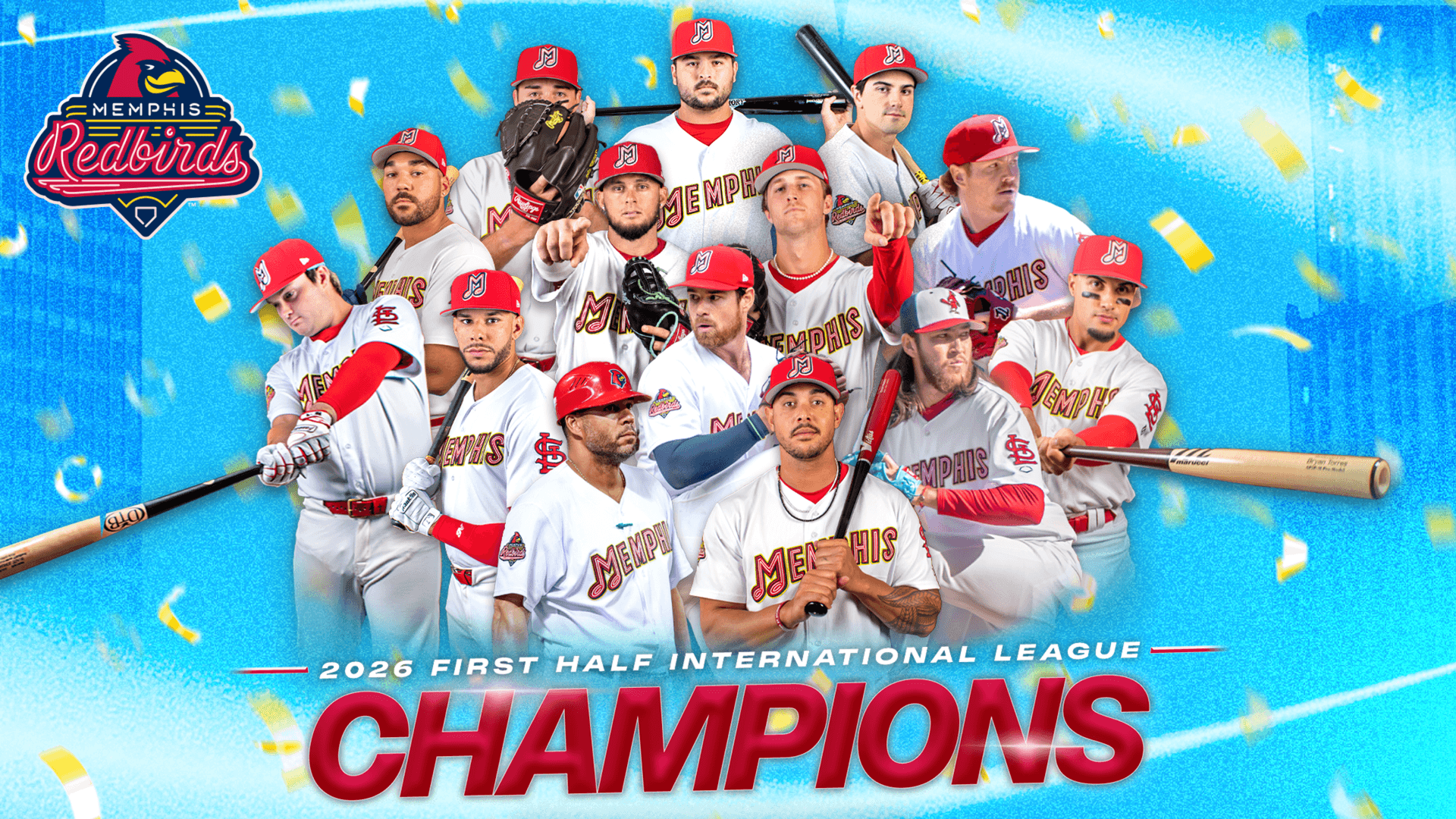 Redbirds clinch first-ever International League first-half title in Memphis
