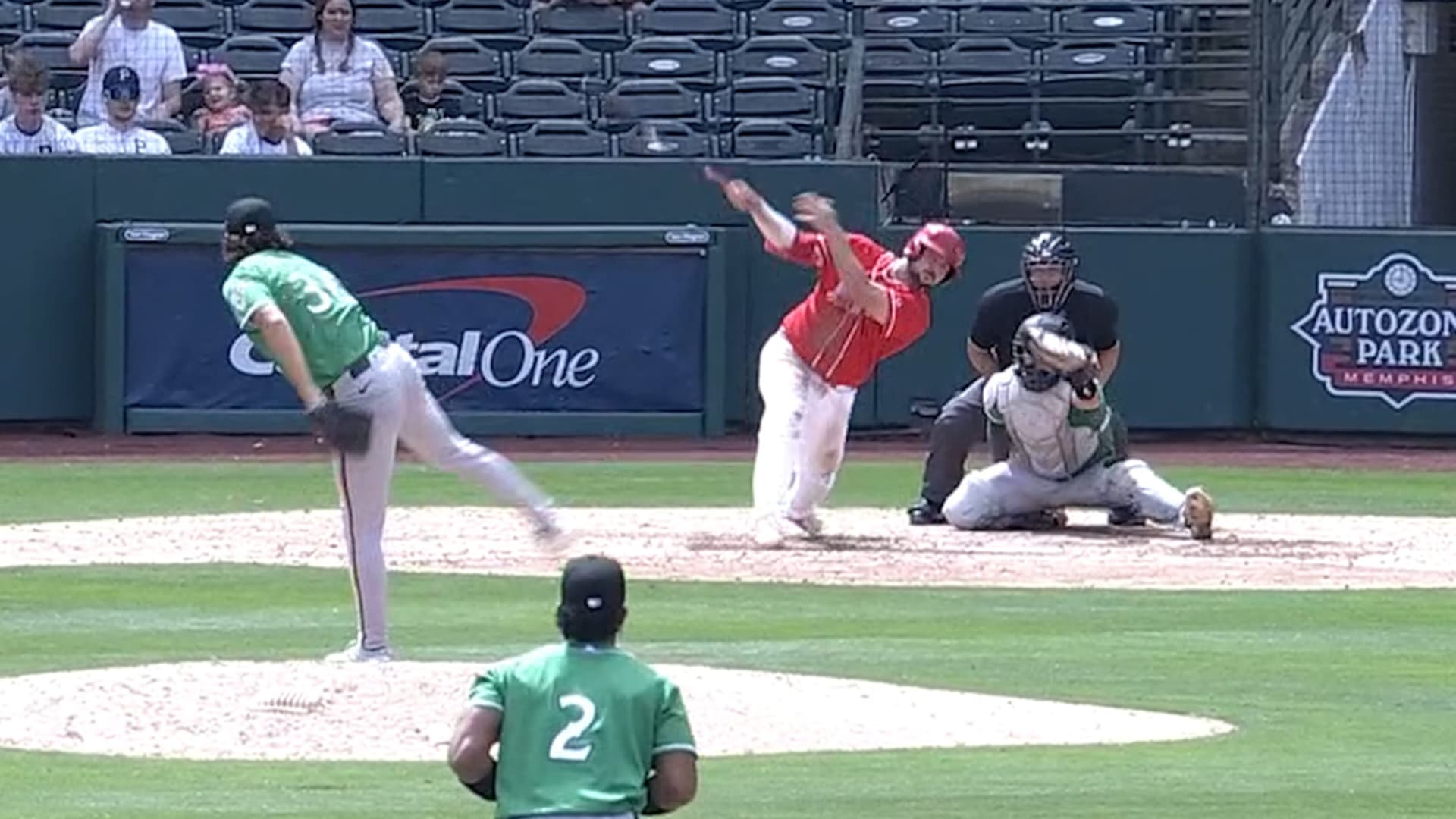 Jimmy Crooks Powers Memphis Redbirds to Walk-Off Win, Perfecting Early Record