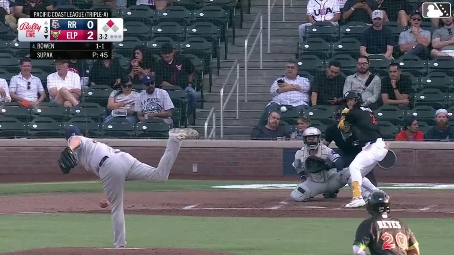 El Paso outlasts Round Rock 10-7 behind Bowen's inside-the-park homer