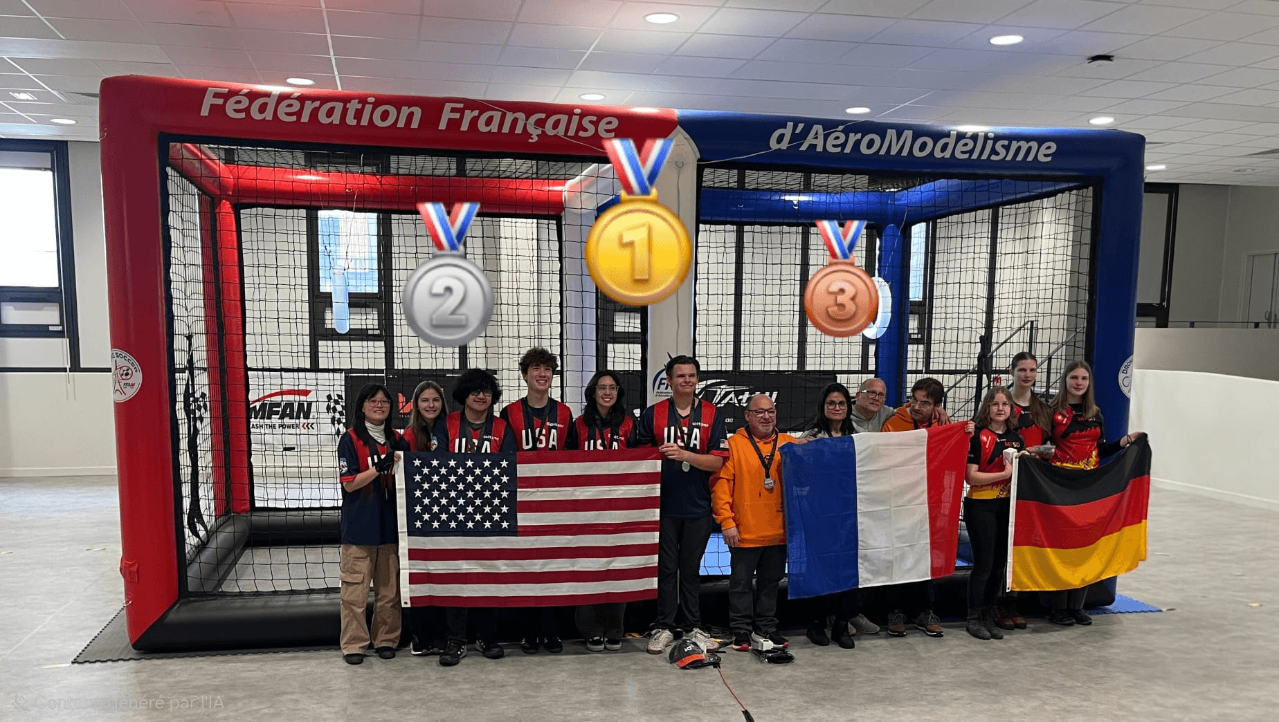 Paris Drone Soccer Open draws 52 pilots from six countries