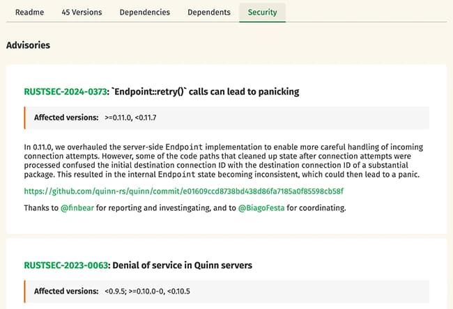 RustSec warns core2 maintenance stop leaves no-std users exposed