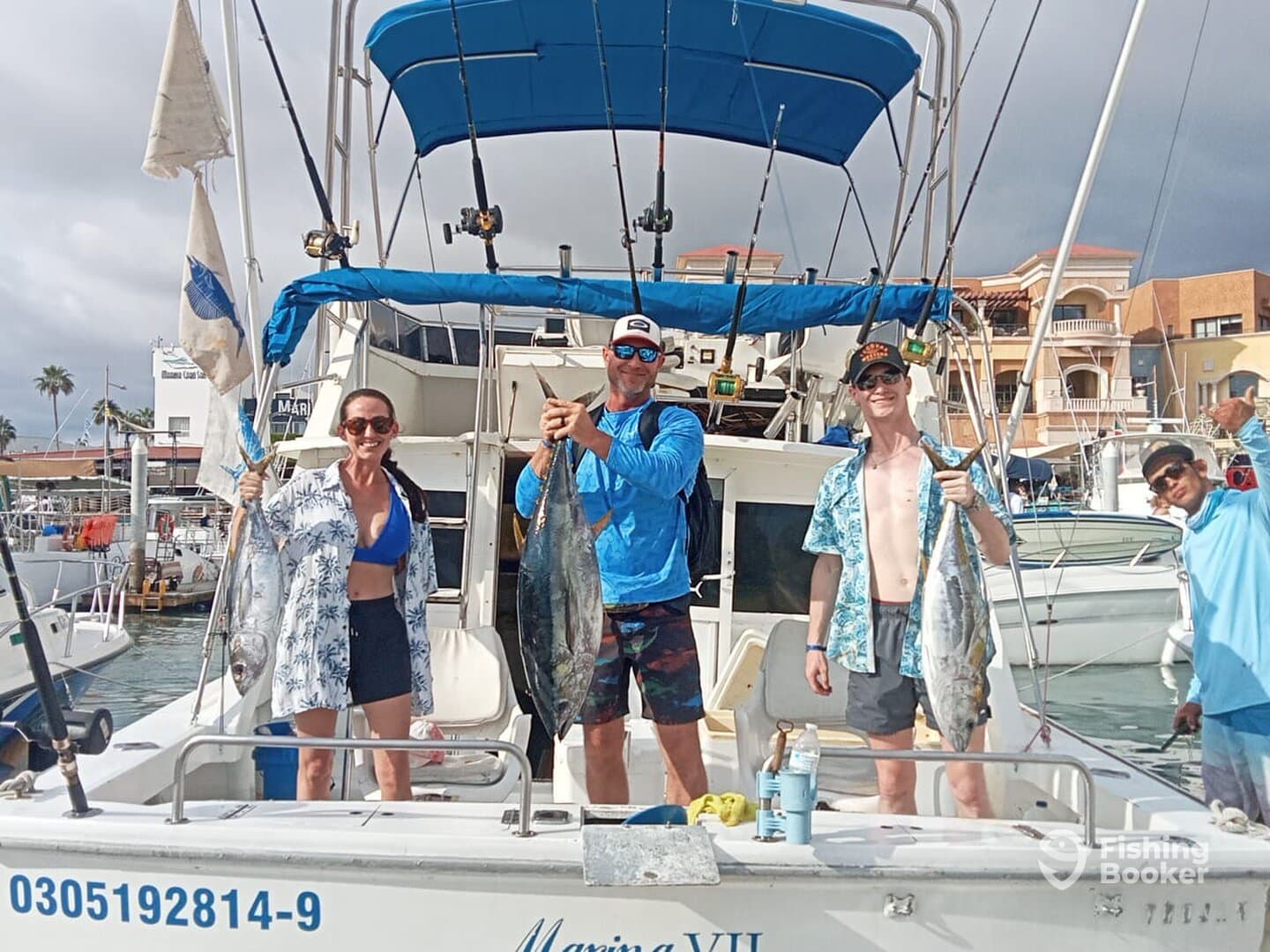 Kite and Flying Fish Produce Tuna Off Cabo San Lucas Lighthouse