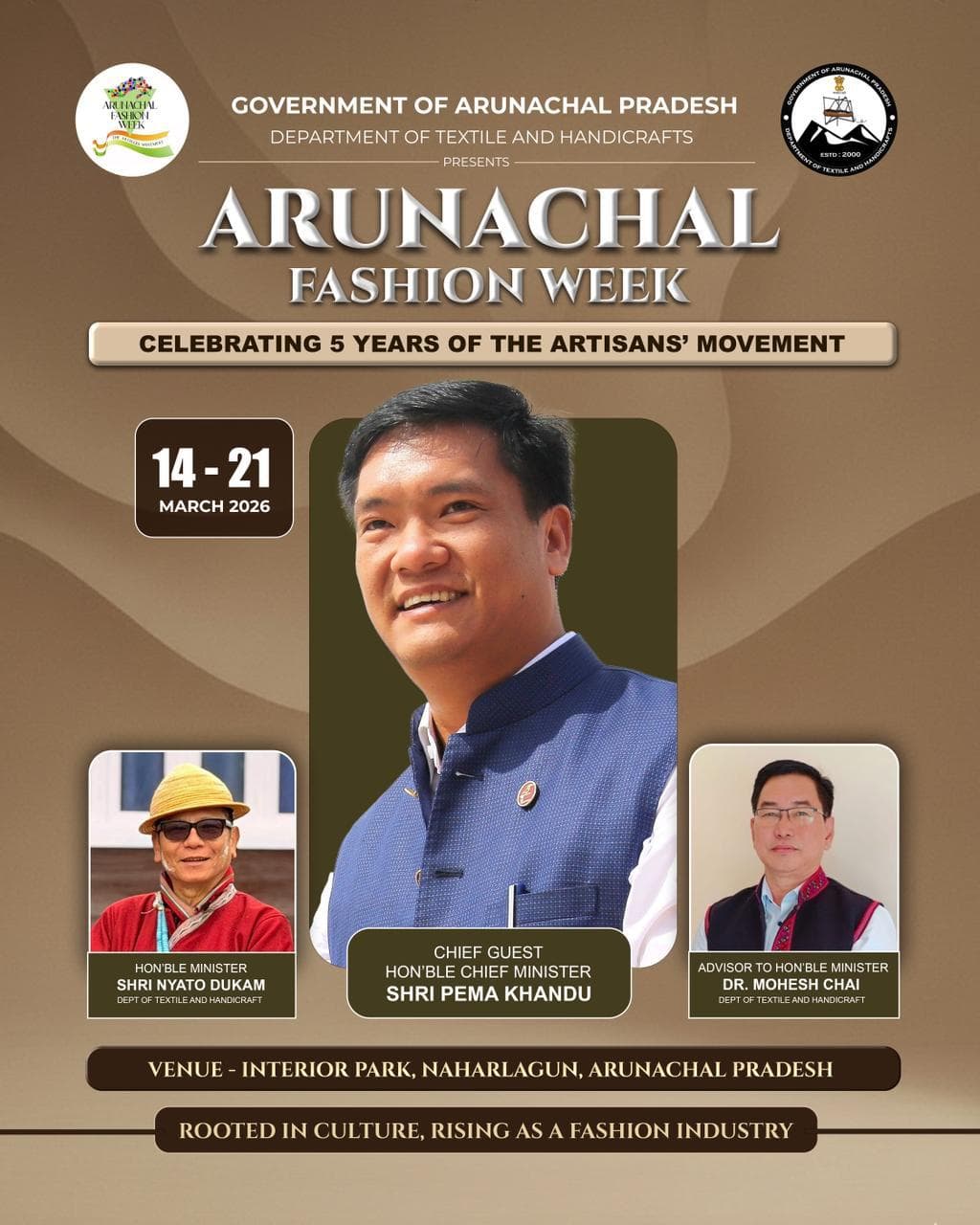 Arunachal Pradesh Fashion Week 2026 Champions Artisans, Boosting Local Economy