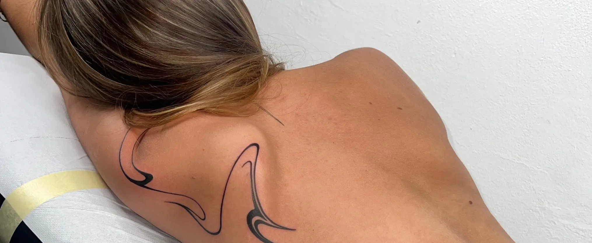 Nakkab’s Sernakkab tattoos merge Turkish marbling with anatomy-led linework