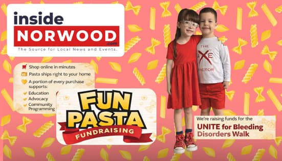 Norwood Family Launches Pasta Fundraiser for Hemophilia Support