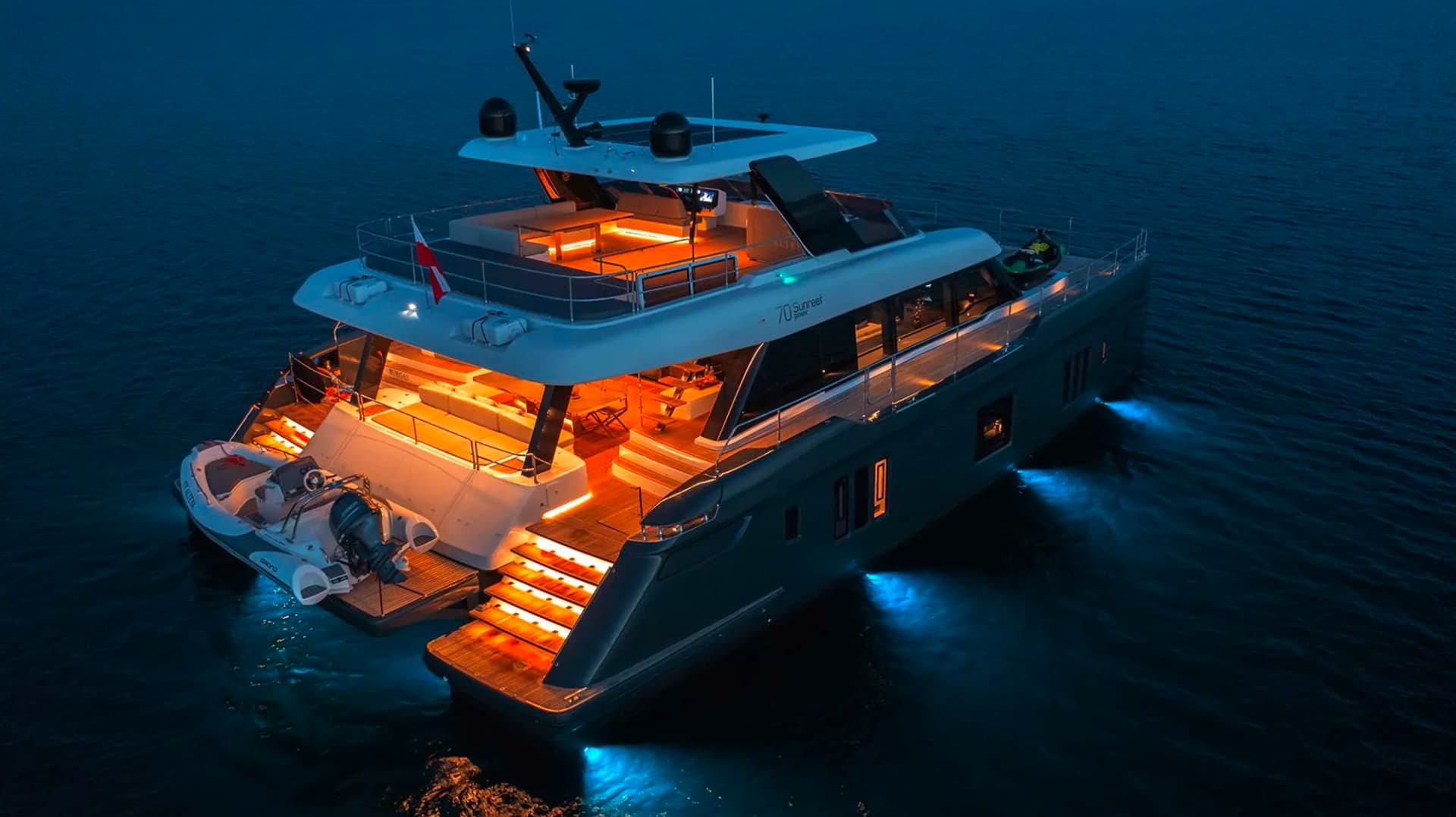Funky Choice, new 27-metre catamaran, available for Ionian charters
