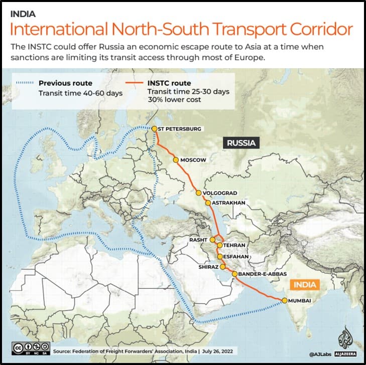 Russia Uses Caspian Sea Route to Sustain Iran, Evade Blockades