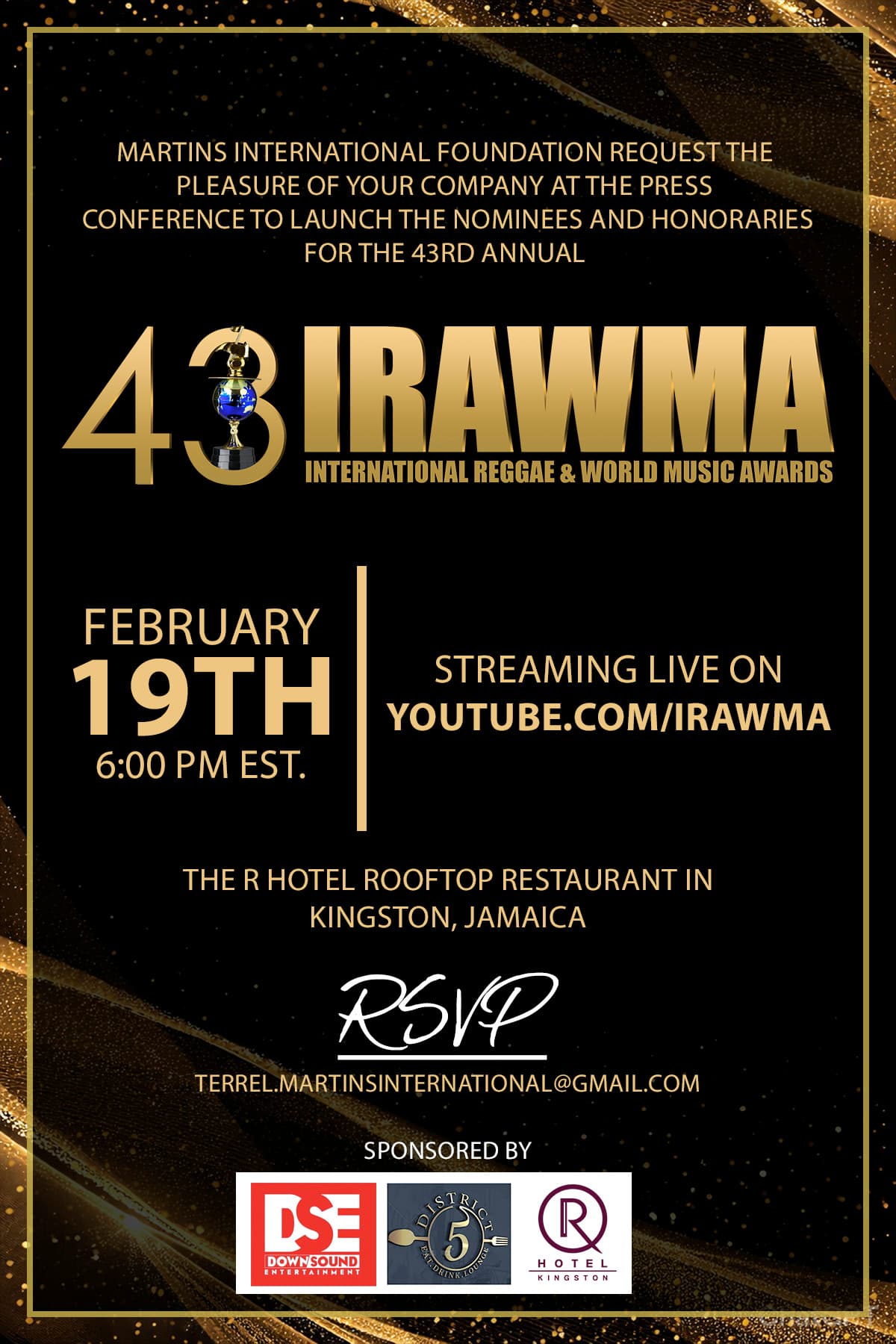 Vybz Kartel Leads 43rd IRAWMA Nominees in Kingston as Organizers Announce Donation