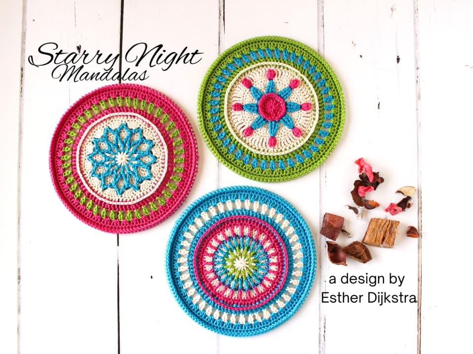 Designer's Final Mandala Release Features Three Free Starry Night Patterns