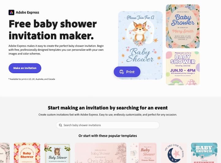How to Create Custom Baby Shower Invitations Using Free Online Tools