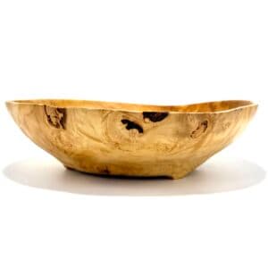 Jack Mack turns ash burl into a delicate decorative bowl