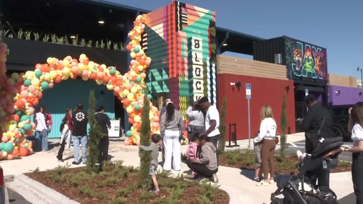 Jacksonville's First Outdoor Food Hall Opens With On-Site Dog Park