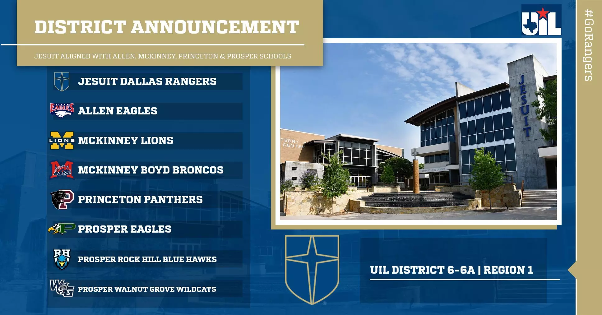 Dallas Jesuit lands in loaded UIL District 6-6A for 2026-27