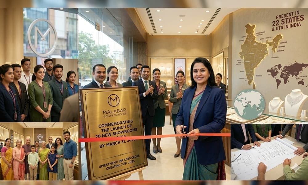 Malabar Gold & Diamonds Invests ₹1,580 Crore, Opens 20 New Showrooms