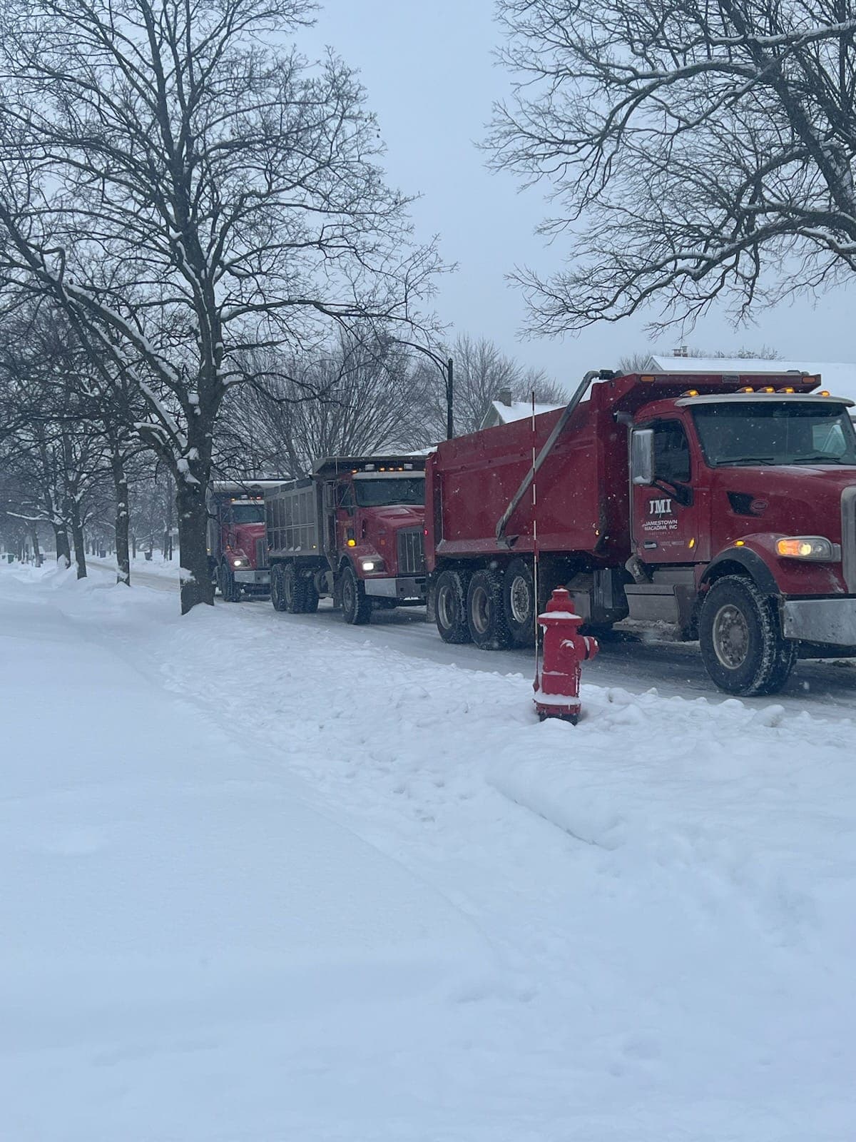Jamestown Crews Clear Streets After Major December Snow, Residents Urged