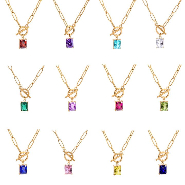 Sister Jane and Orelia Debut 18ct Gold-Plated Birthstone Necklaces for Spring Gifting