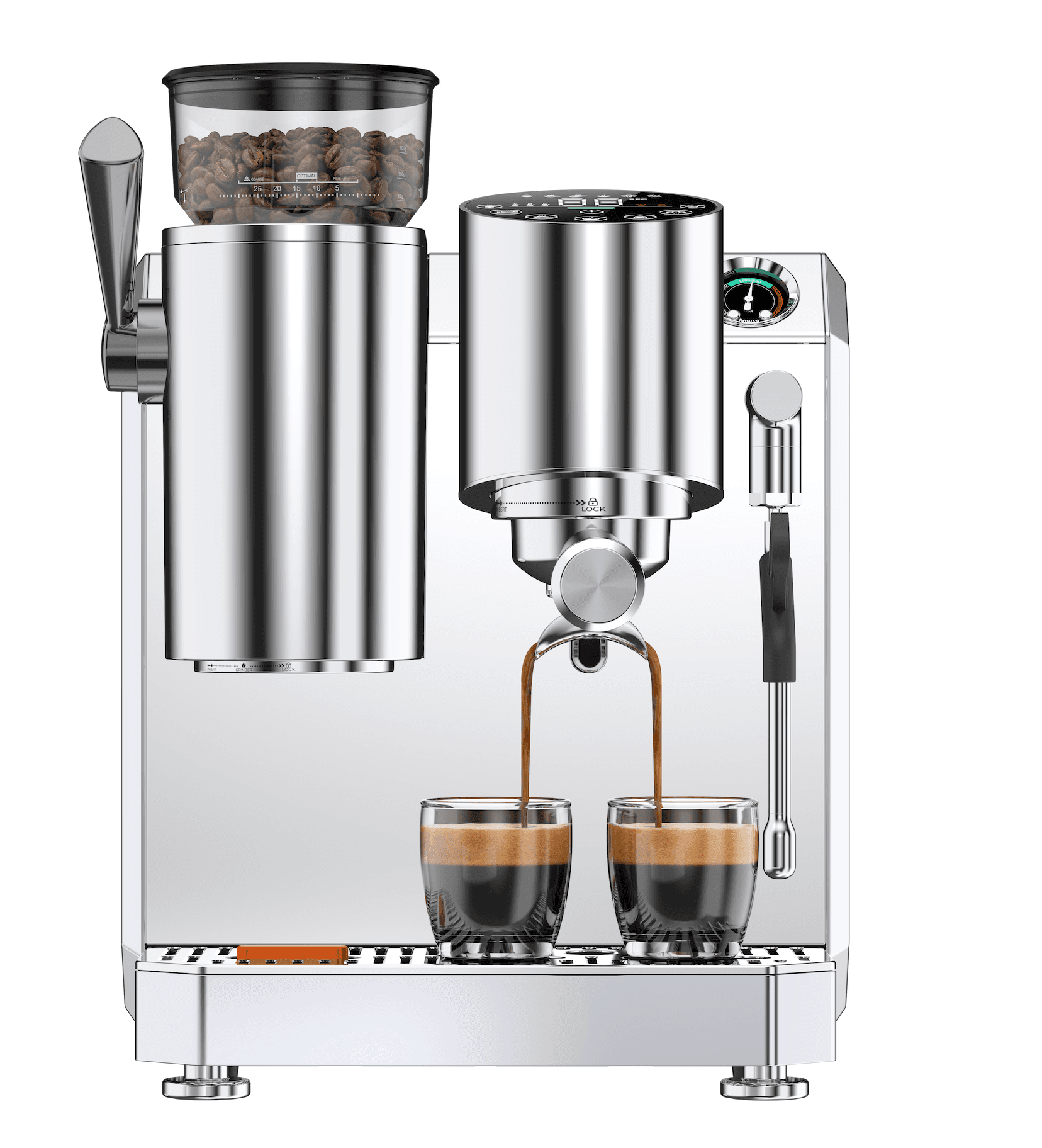 Rowan Debuts Nova Reverie Espresso Machine with Instant Heat, Grinder, Smart Tamping