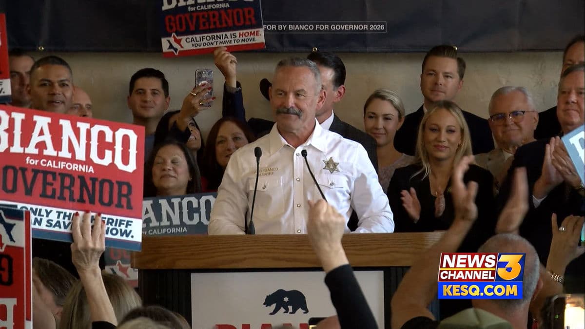 Riverside County Sheriff Bianco Courts Humboldt Voters in California Governor Bid