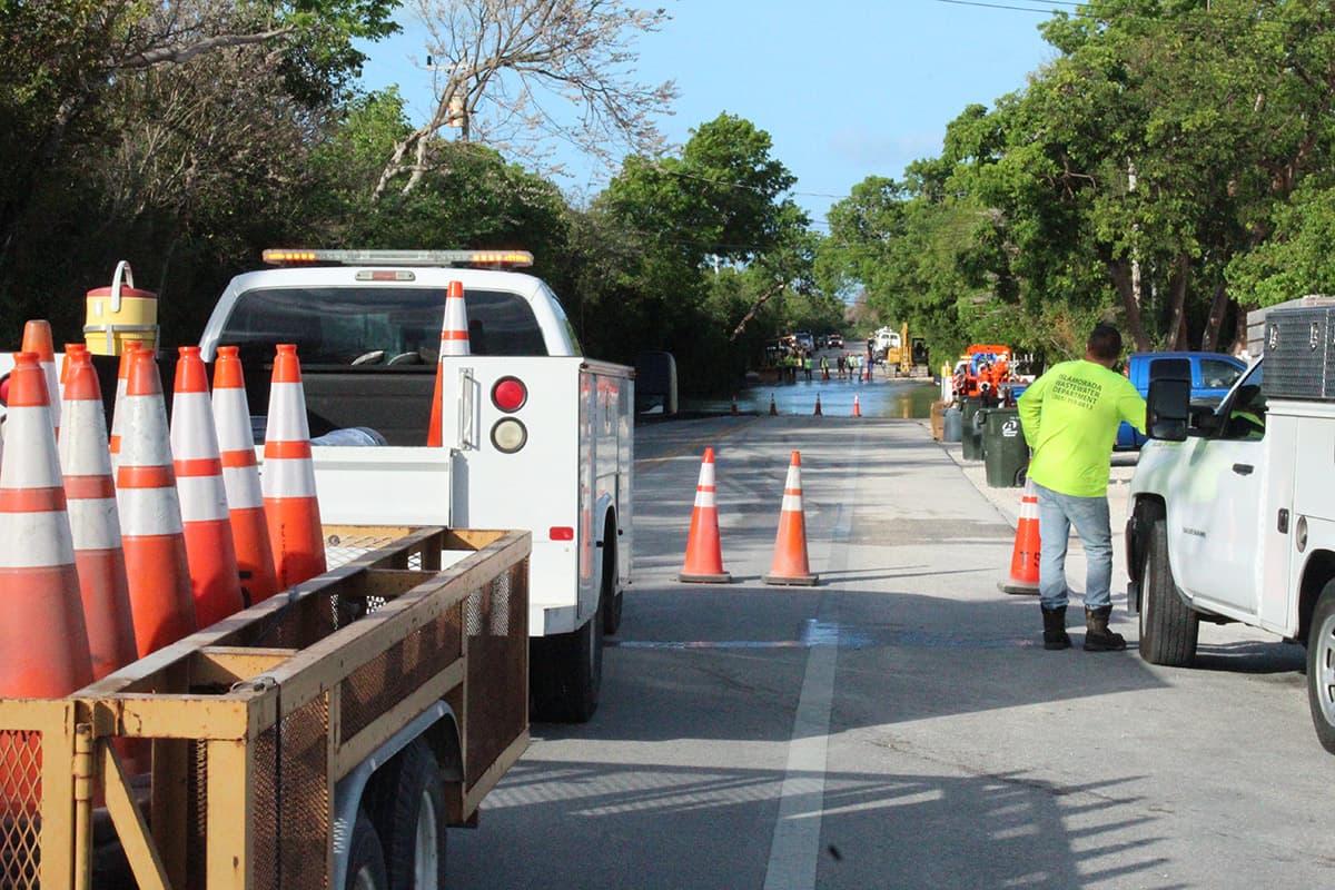 Islamorada Manager Reports Water Line Break, Wastewater Fix Plans