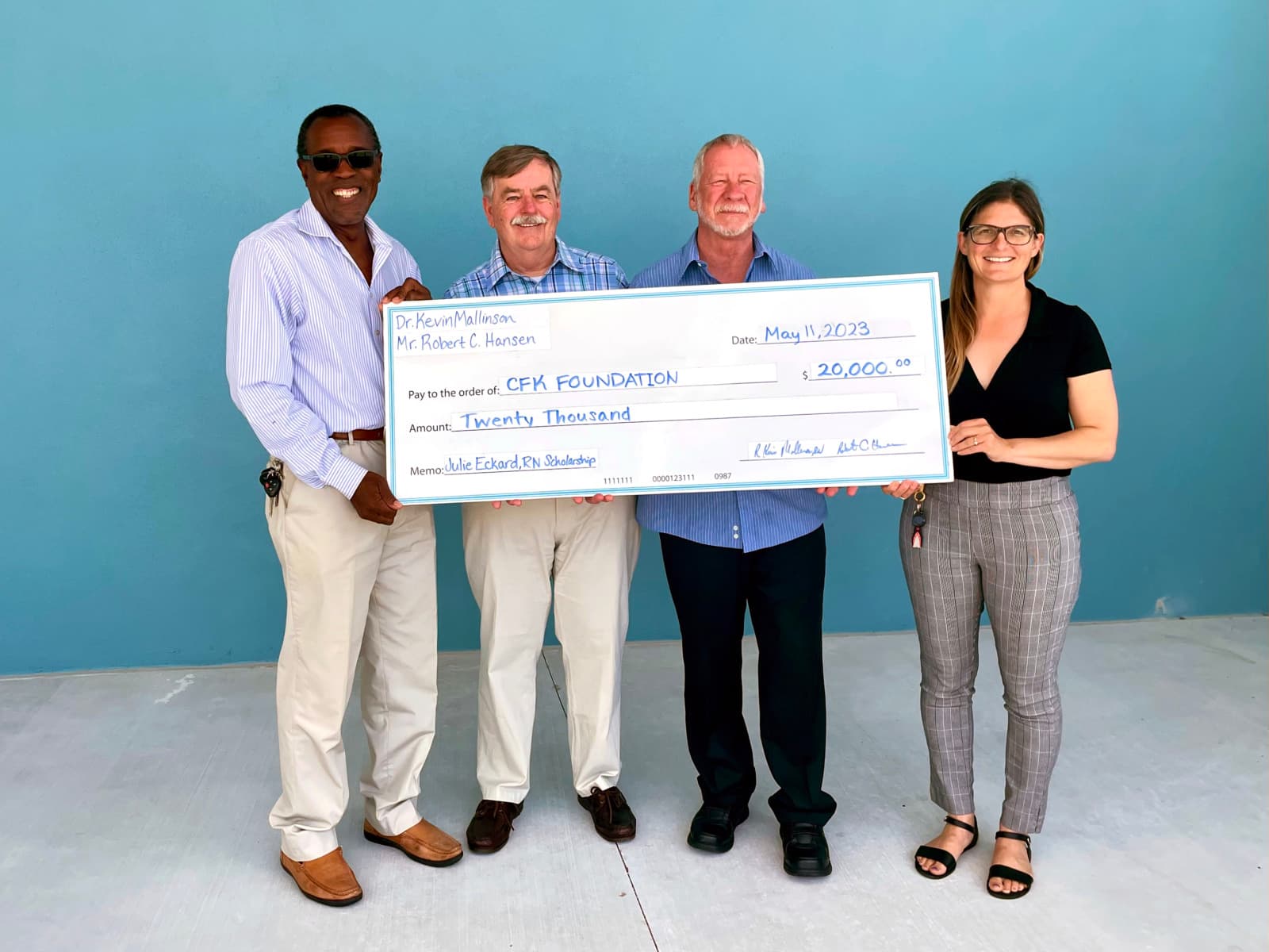 Lower Keys Medical Center donates $100,000 to CFK nursing program