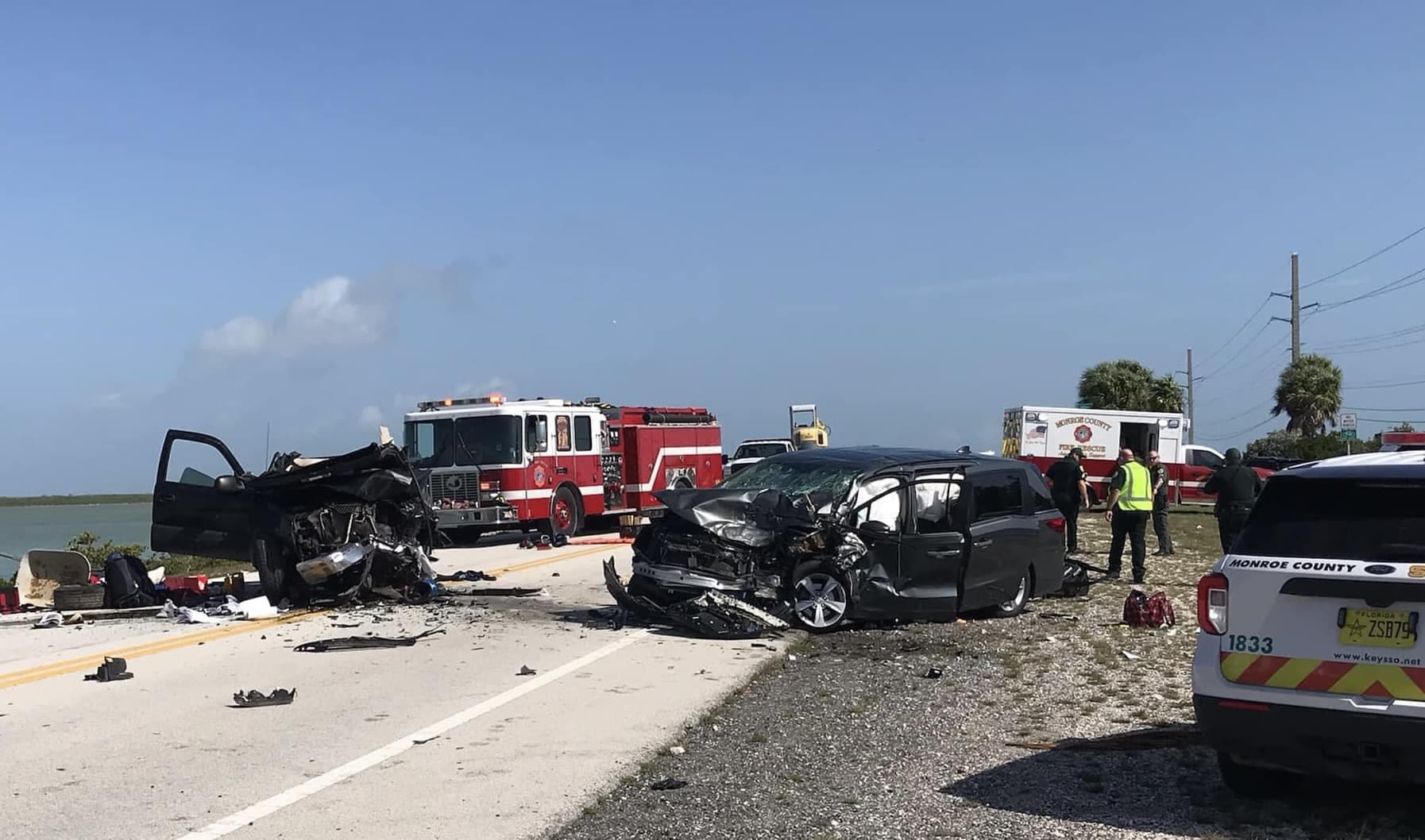 Multiple Crashes with Injuries Block US-1 Southbound at MM110-111