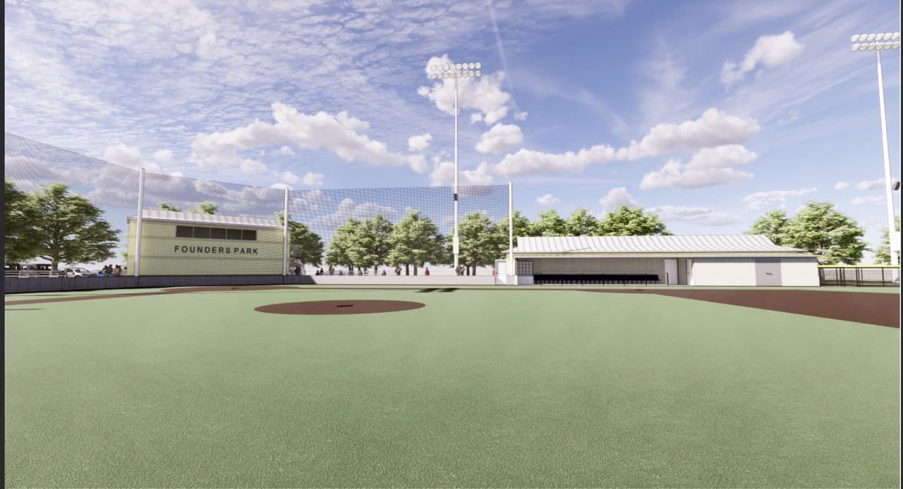 Founders Park field upgrades delayed, new turf target shifts to 2027