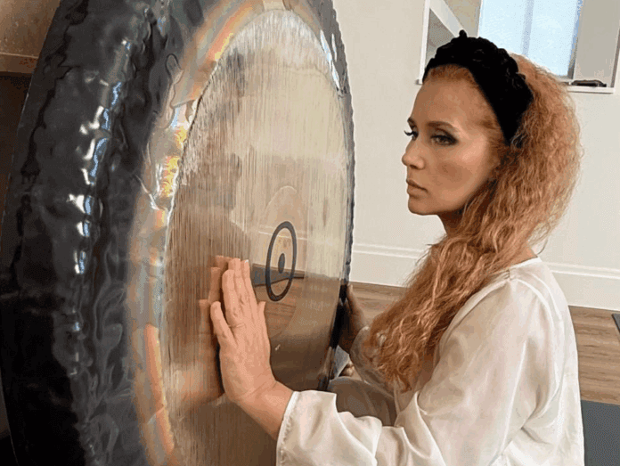 Gong Healing Session Draws Community to Founders Park Amphitheater