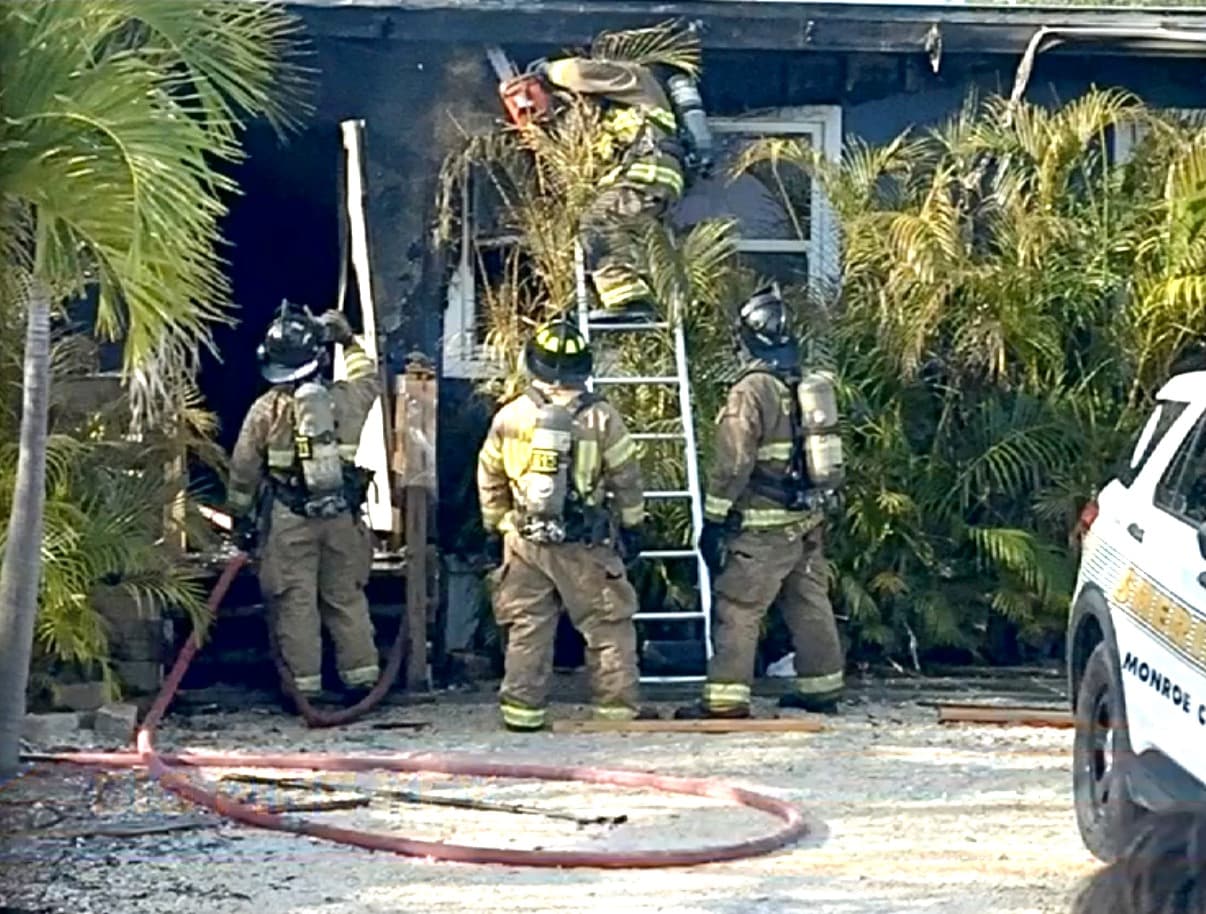 Big Pine Key fire leaves deputy, officer injured, home destroyed
