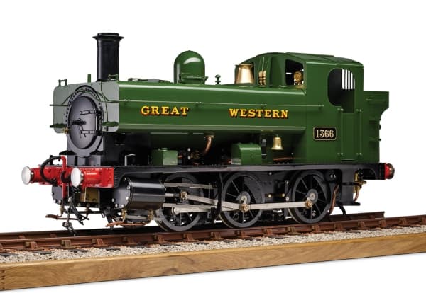 Minerva unveils O gauge Great Western 1361 and 1366 tank locomotives