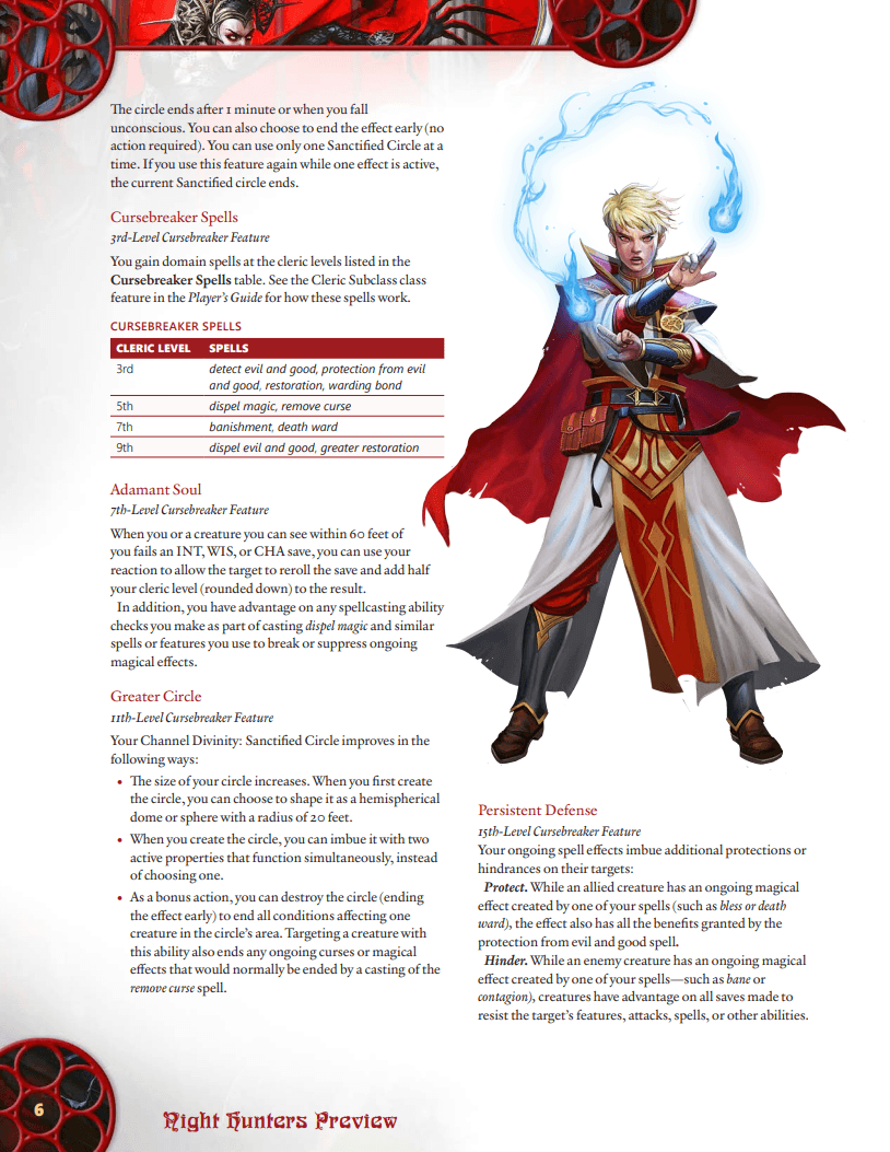 Night Hunters Kickstarter Funds in Under an Hour; Preview Reveals Three Subclasses