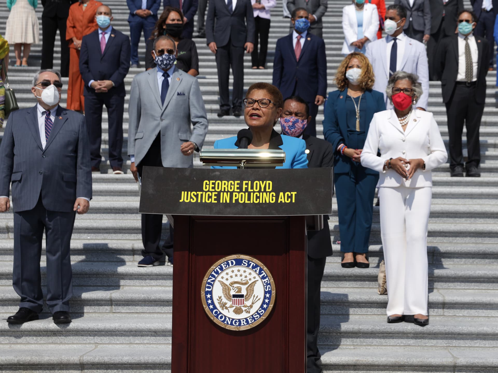 George Floyd police reform bill stalls in Senate amid renewed push