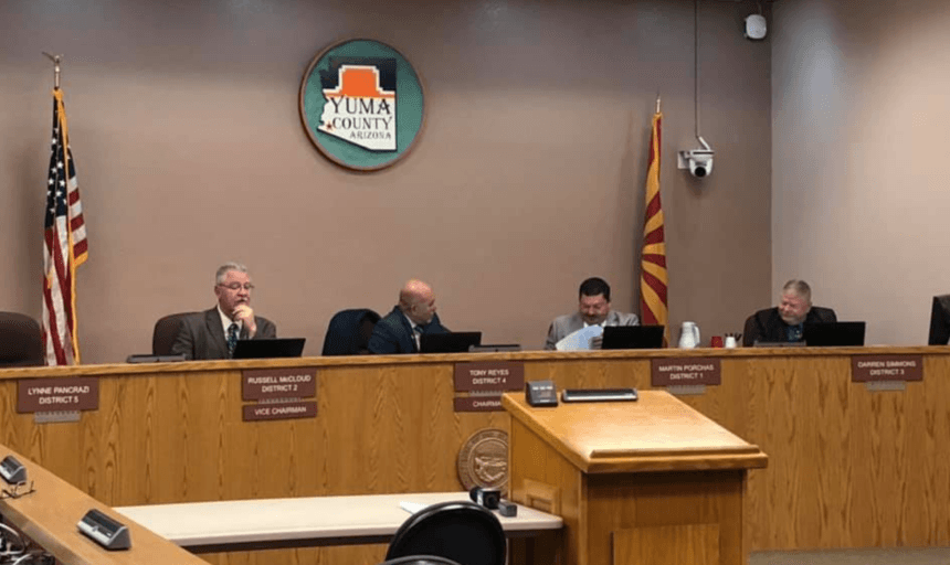 Yuma County Board Held Regular Session January 5, Notice Followed State Law