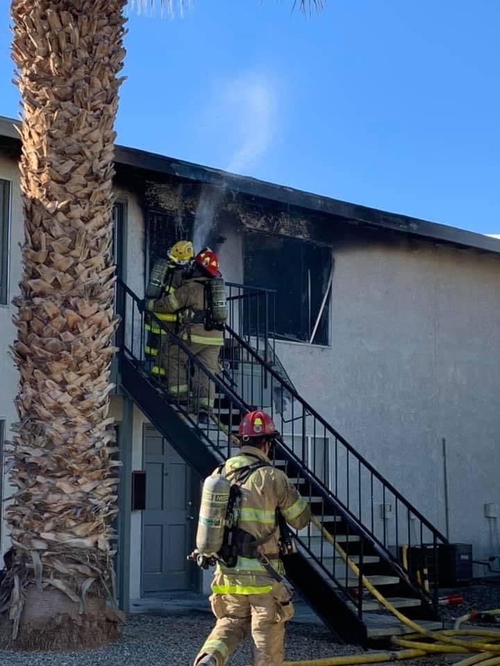 Two-Story Apartment Fire at Seventh Avenue and 24th Street Extinguished