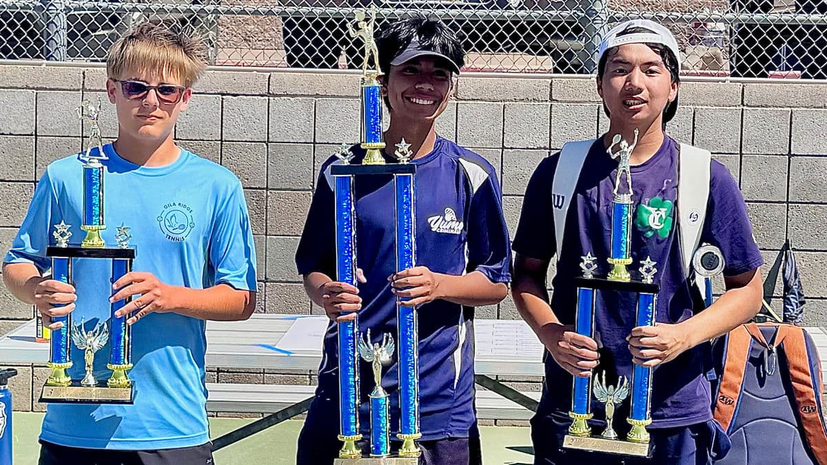 Yuma High's Jagmohinder Kaila Claims 2026 Crim Smash Tennis Title